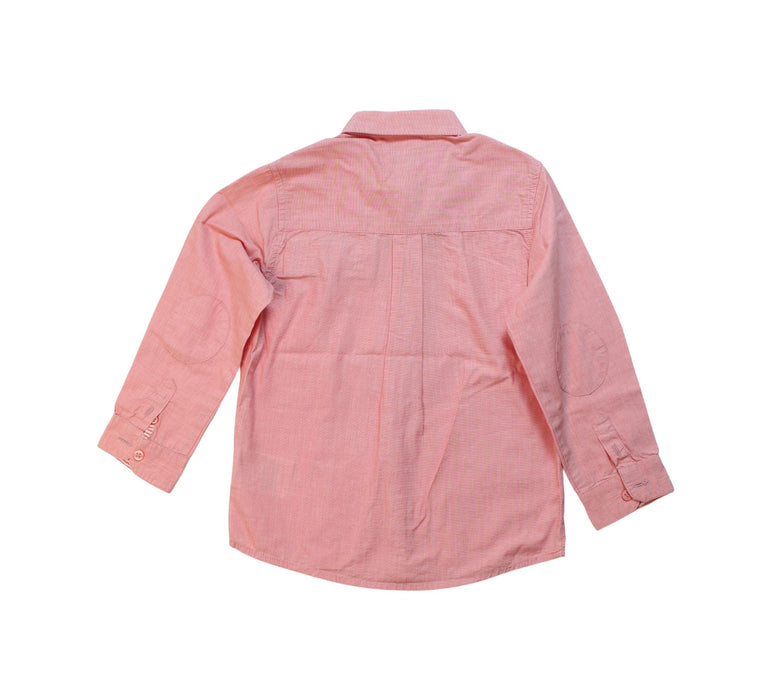 A Pink Long Sleeve Shirts from Mayoral in size 3T for boy. (Back View)