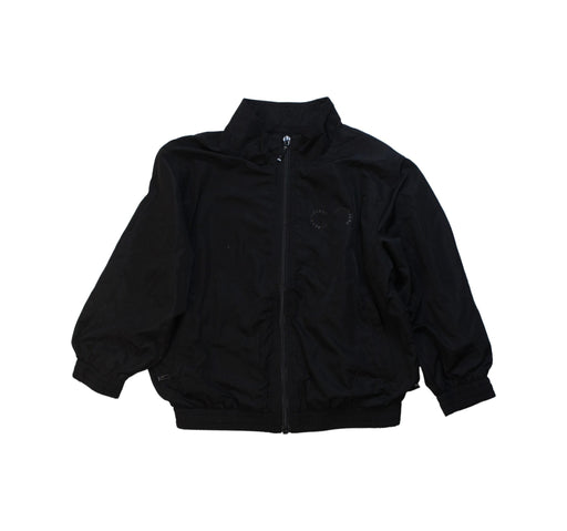 A Black Lightweight Jackets from Molo in size 3T for boy. (Front View)