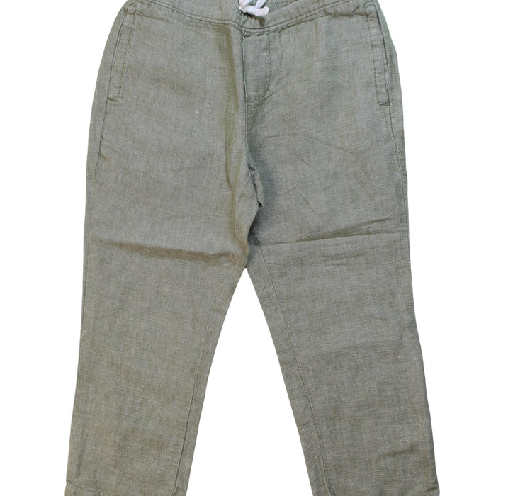 A Green Casual Pants from Janie & Jack in size 4T for boy. (Front View)