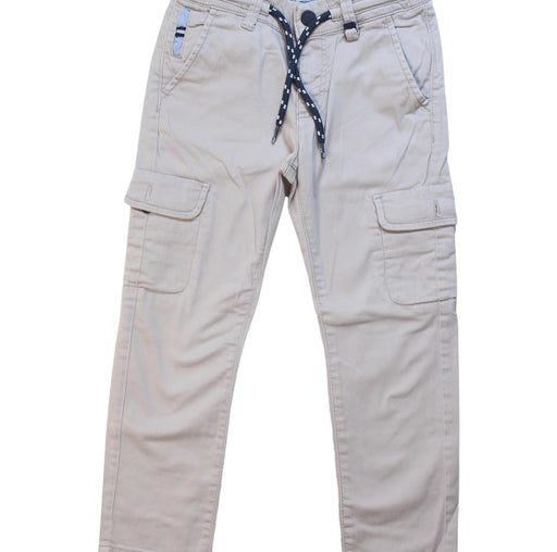 A Ivory Casual Pants from Mayoral in size 4T for boy. (Front View)