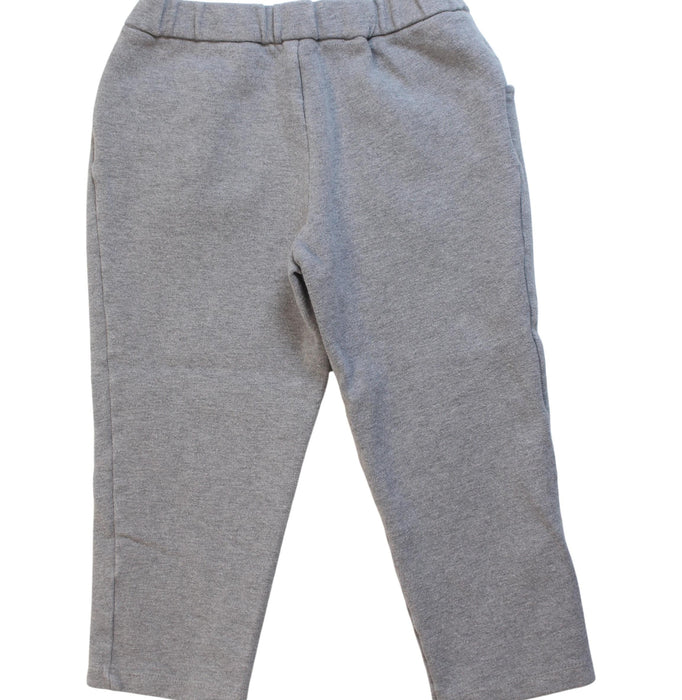 A Grey Casual Pants from Petit Bateau in size 6T for boy. (Back View)