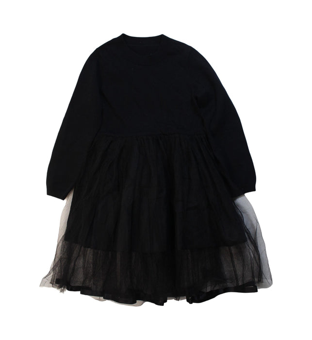 A Black Long Sleeve Dresses from jnby by JNBY in size 4T for girl. (Front View)