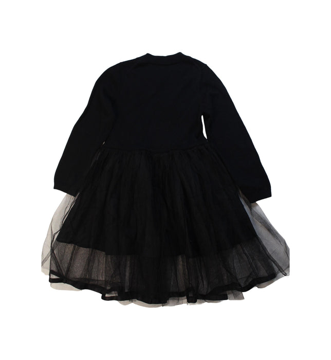 A Black Long Sleeve Dresses from jnby by JNBY in size 4T for girl. (Back View)