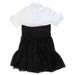 A Black Short Sleeve Dresses from Karl Lagerfeld in size 7Y for girl. (Back View)