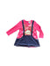 A Pink Overall Dresses from Sanrio in size 18-24M for girl. (Front View)