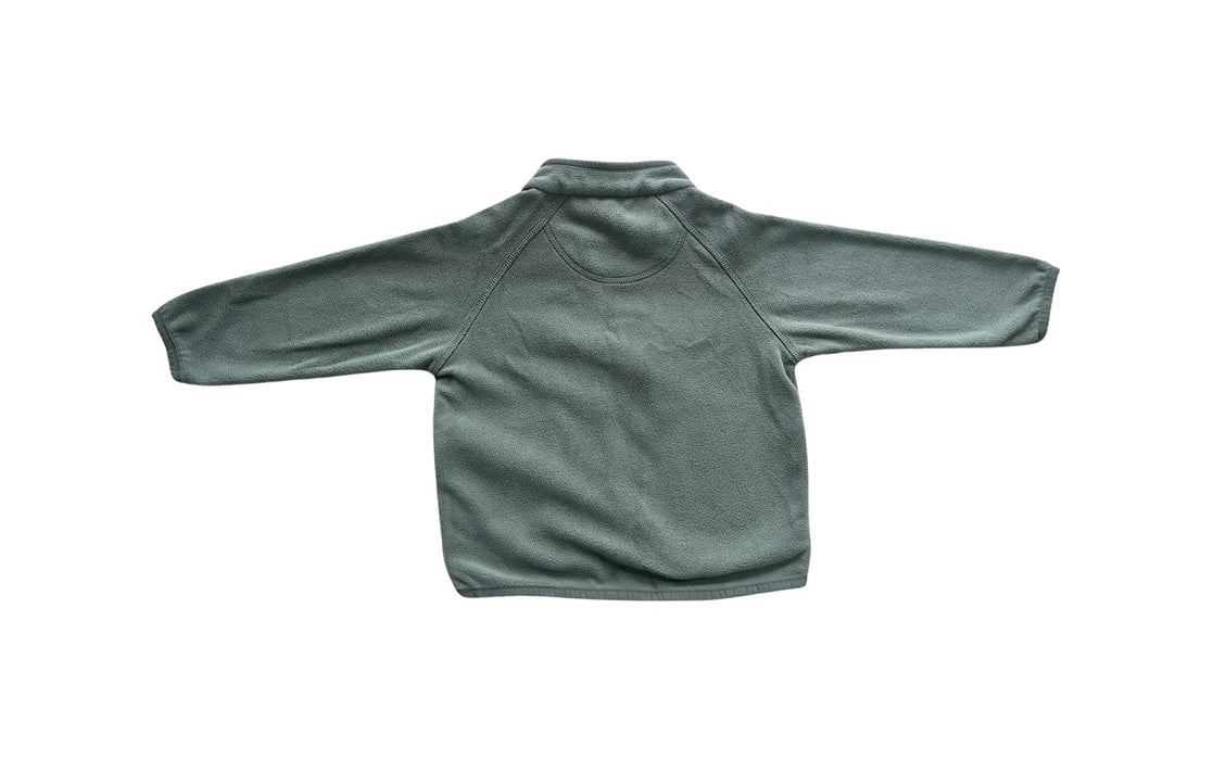 A Green Zippered Sweatshirts from Konges Sløjd in size 12-18M for neutral. (Back View)