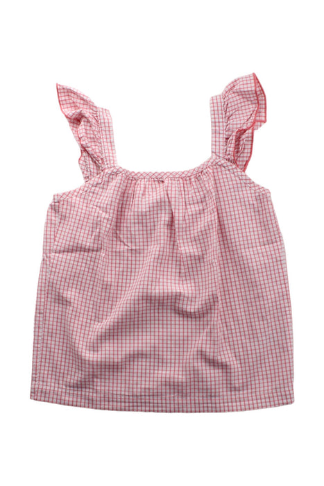 A Red Shorts Sets from The Little White Company in size 7Y for girl. (Front View)