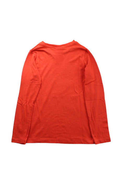 A Red Long Sleeve T Shirts from Jacadi in size 8Y for boy. (Back View)