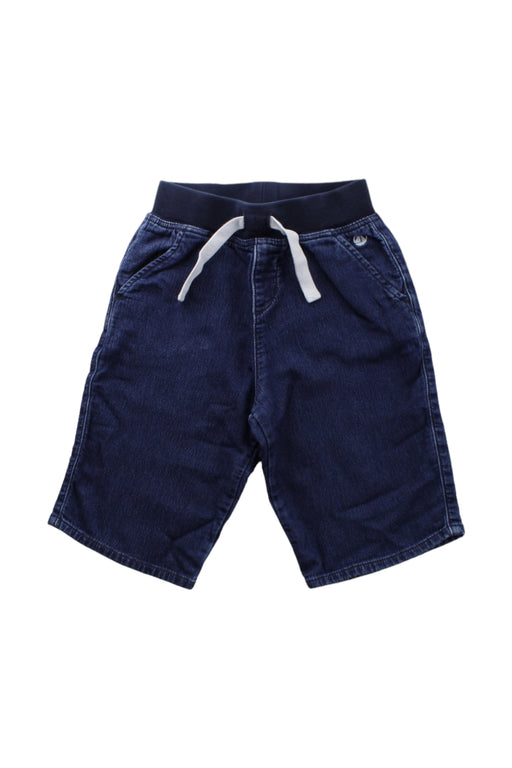 A Blue Shorts from Petit Bateau in size 8Y for boy. (Front View)