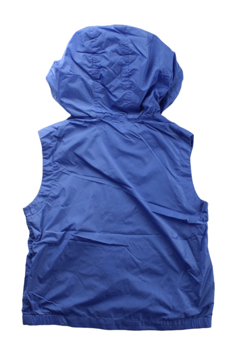 A Blue Outerwear Vests from Moncler in size 8Y for boy. (Back View)