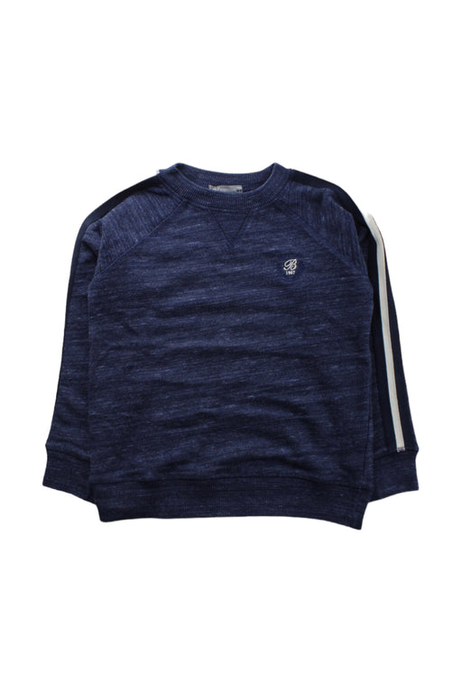 A Blue Crewneck Sweatshirts from Bonpoint in size 8Y for boy. (Front View)