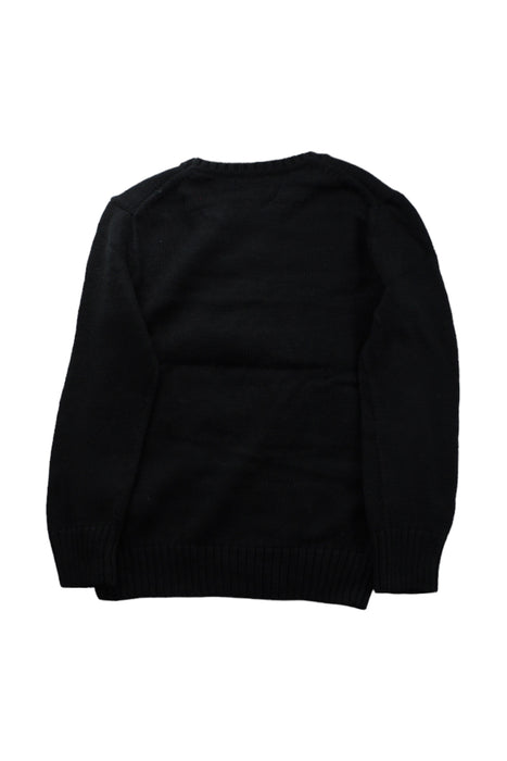 A Black Knit Sweaters from Polo Ralph Lauren in size 7Y for boy. (Back View)