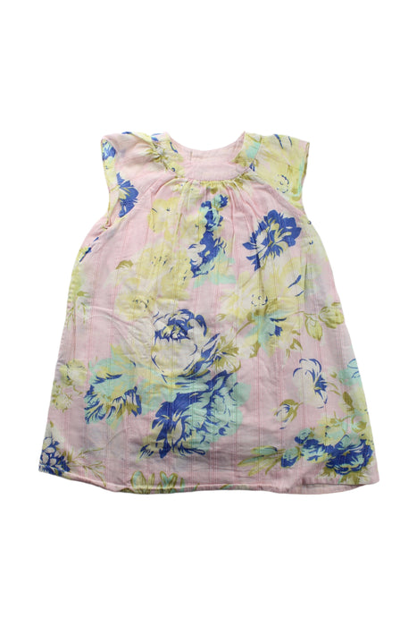 A Pink Sleeveless Dresses from Bonpoint in size 3T for girl. (Front View)