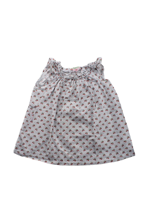A White Sleeveless Dresses from Bonpoint in size 12-18M for girl. (Front View)