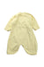 A Yellow Long Sleeve Jumpsuits from Mides in size 3-6M for girl. (Back View)