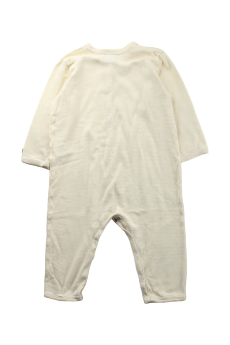 A White Long Sleeve Jumpsuits from Petit Bateau in size 12-18M for neutral. (Back View)