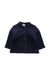 A Blue Cardigans from Petit Bateau in size 6-12M for girl. (Front View)