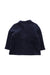 A Blue Cardigans from Petit Bateau in size 6-12M for girl. (Back View)