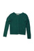 A Green Cardigans from Bonpoint in size 6T for girl. (Front View)