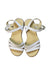 A Multicolour Sandals from La Coqueta in size 5T for girl. (Back View)