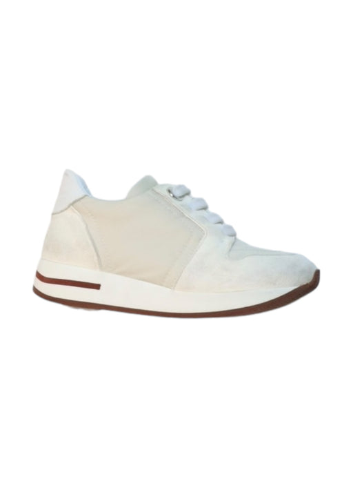 A White Sneakers from Loro Piana in size 3T for girl. (Front View)