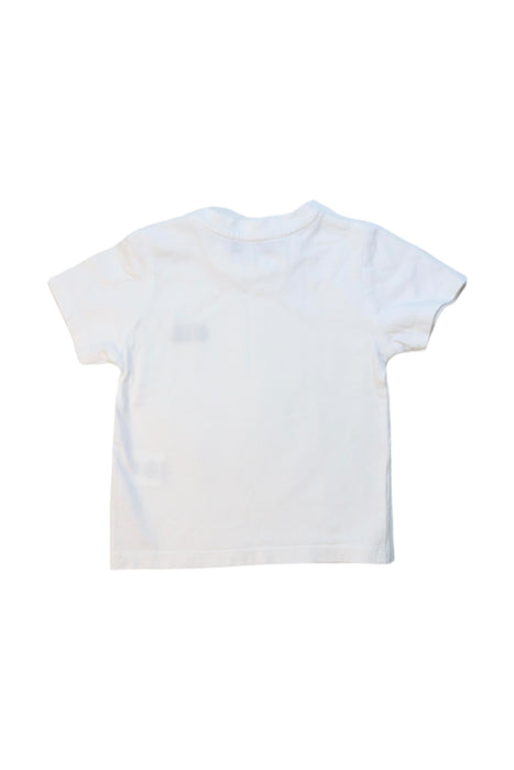 A White Short Sleeve T Shirts from Boss in size 6-12M for boy. (Back View)