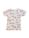 A White Short Sleeve T Shirts from Petit Bateau in size 6T for girl. (Back View)