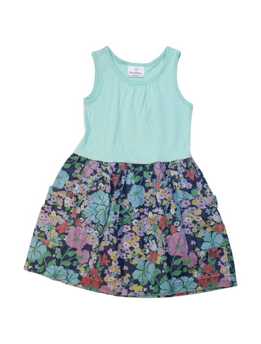 A Multicolour Sleeveless Dresses from Hanna Andersson in size 4T for girl. (Front View)