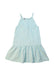 A Blue Sleeveless Dresses from Janie & Jack in size 5T for girl. (Back View)