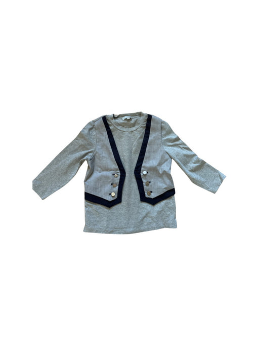 A Grey Long Sleeve Tops from Nicholas & Bears in size 4T for neutral. (Front View)