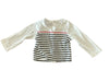 A White Long Sleeve T Shirts from Petit Bateau in size 6-12M for neutral. (Front View)