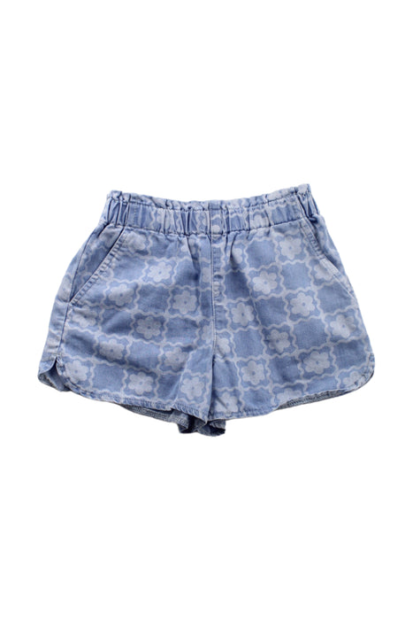 A Blue Shorts Sets from Seed in size 7Y for girl. (Back View)