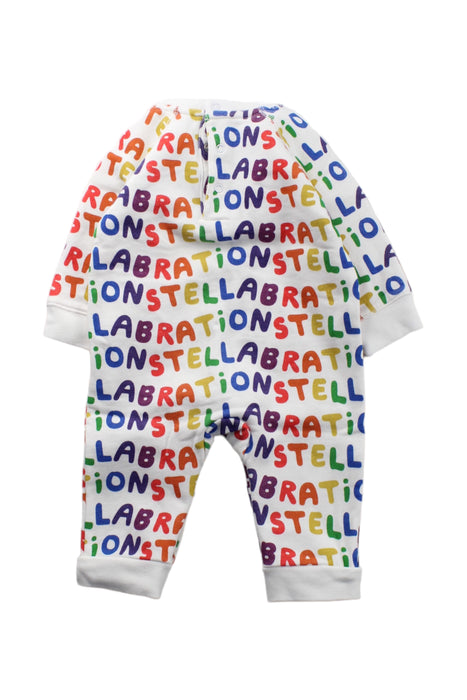 A White Long Sleeve Jumpsuits from Stella McCartney in size 3-6M for boy. (Back View)