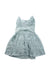 A Green Sleeveless Dresses from Stella McCartney in size 6-12M for girl. (Back View)