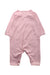 A Pink Long Sleeve Jumpsuits from Petit Bateau in size 3-6M for girl. (Back View)