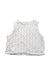 A White Sleeveless Tops from Petit Bateau in size 3-6M for girl. (Front View)