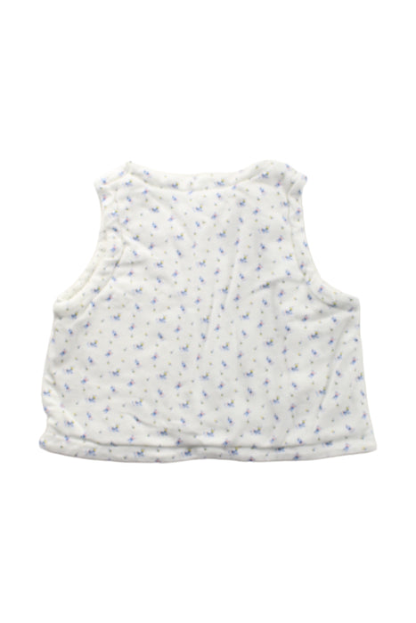 A White Sleeveless Tops from Petit Bateau in size 3-6M for girl. (Back View)