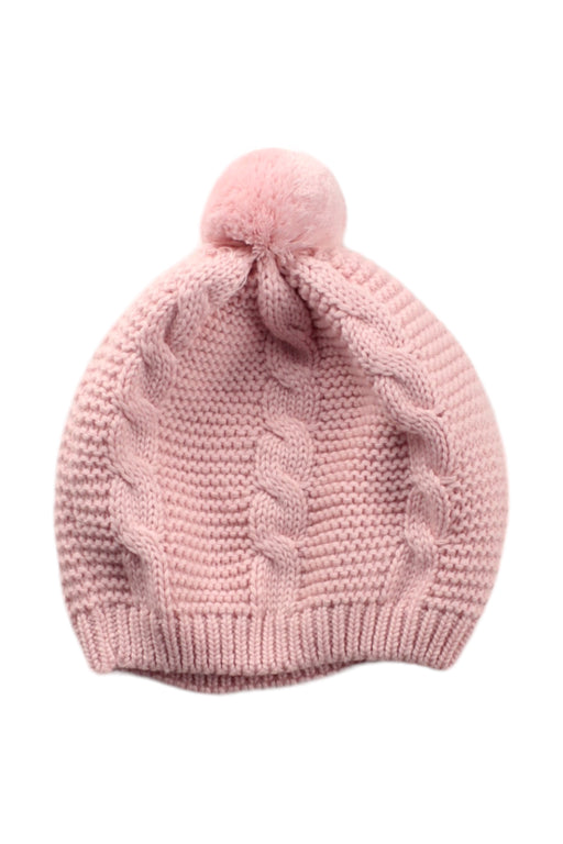 A Pink Winter Hats from Happyland in size 18-24M for girl. (Front View)