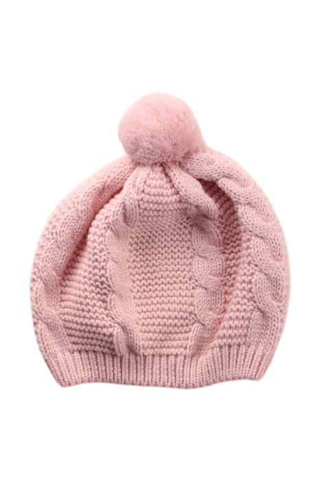 A Pink Winter Hats from Happyland in size 18-24M for girl. (Back View)