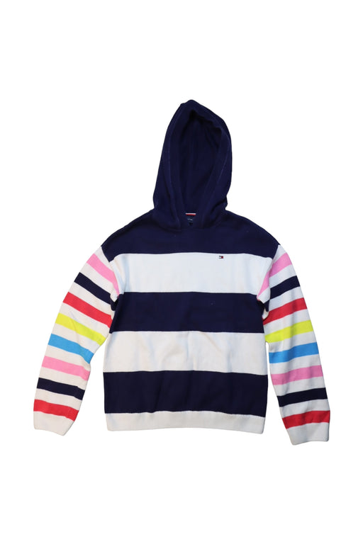 A Multicolour Hooded Sweatshirts from Tommy Hilfiger in size 8Y for girl. (Front View)