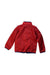 A Red Zippered Sweatshirts from Miki House in size 5T for boy. (Back View)