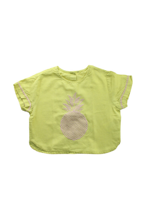 A Green Short Sleeve T Shirts from Stella McCartney in size 3T for girl. (Front View)