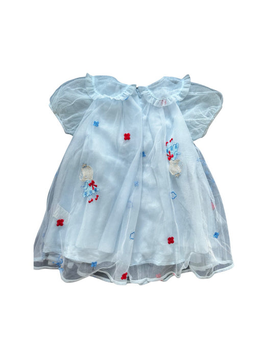 A White Short Sleeve Dresses from Balabala in size 2T for girl. (Back View)