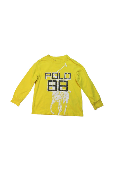 A Multicolour Crewneck Sweatshirts from Polo Ralph Lauren in size 2T for boy. (Front View)