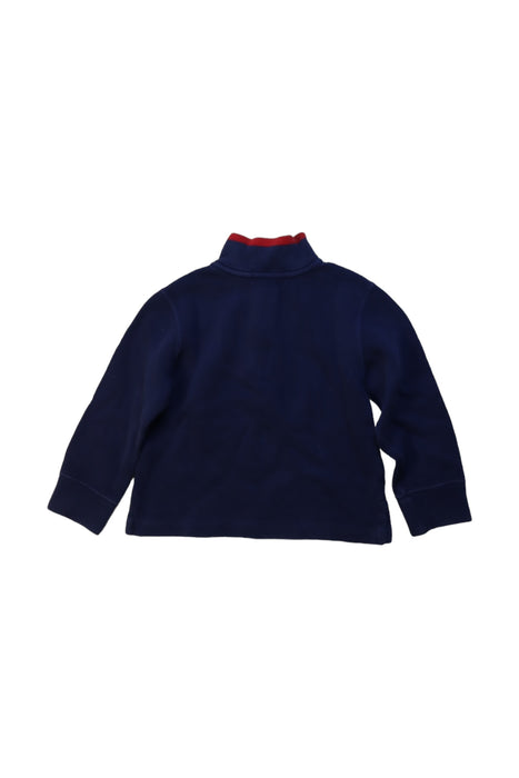 A Navy Zippered Sweatshirts from Polo Ralph Lauren in size 2T for boy. (Back View)