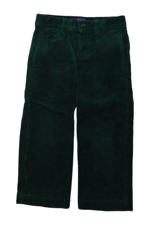 A Green Casual Pants from Polo Ralph Lauren in size 3T for boy. (Front View)