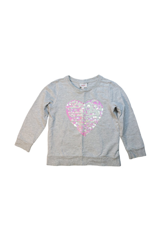 A Grey Crewneck Sweatshirts from Seed in size 4T for girl. (Front View)