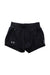 A Black Shorts from Under Armour in size 13Y for girl. (Front View)