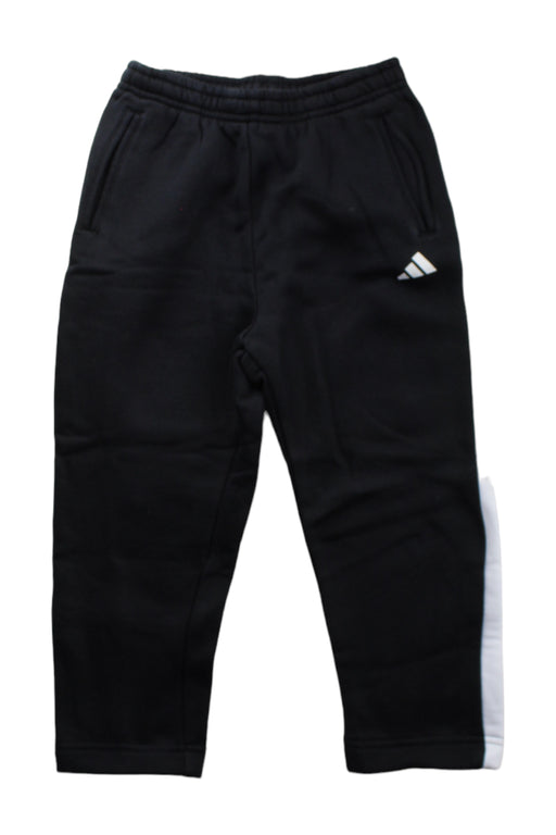 A Black Sweatpants from Adidas in size 5T for boy. (Front View)