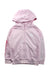 A Pink Zippered Sweatshirts from Adidas in size 5T for girl. (Front View)